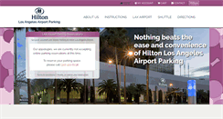 Desktop Screenshot of airportparkinglax.net