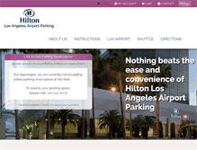 Tablet Screenshot of airportparkinglax.net
